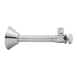 Jaclo 5826-sn 1 / 2 " OD X 3 / 8 Nom Cop Strバルブ、サテンニッケル