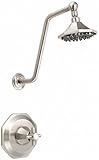 Danze D503566BNT Brandywood Shower Trim Kit, Brushed Nickel, Valve Not Included [並行輸入品]