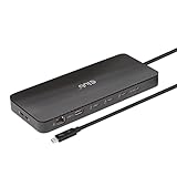 Club 3D Thunderbolt 4 (40Gbps) 認証 11-in-1 ドッキングステーション デュアル 4K60Hz / シングル 8K30Hz USB Type-C USB Type-A ギガビットイーサネット オーディオ SD/TFカード ホスト給電96W (CSV-1581)