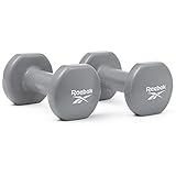 Reebok(リーボック) ダンベル 5kg 2個 セット 鉄アレイ 鉄アレー 筋力トレーニング 筋トレ ウエイト コーティングダンベル