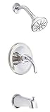 Danze D500011T Melrose Single Handle Tub and Shower Trim Kit with 3 1/2-Inch Showerhead, Chrome [並行輸