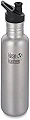Klean Kanteen Stainless Steel Bottle with 3.0 Sport Cap 27オンス シルバー