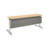 コクヨ(KOKUYO) ミーティングテーブル 長方形 KT-920シリーズ W1800×D450×H700mm KT-PJS920 ライトナチュラル