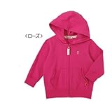 [ミキハウス] MIKIHOUSE ☆Every Day mikihouse☆ ソフト天竺パーカー（80-150cm） 11-3701-841 ローズ/80cm