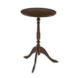 木製サイドテーブル 大 ダークブラウン WT1023