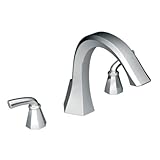 Moen TS243 Felicity Two-Handle High Arc Roman Tub Faucet, Chrome by Moen