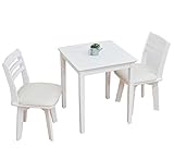 幅60cm ダイニングテーブルセット 3点 ホワイト色 白色 pt60-3-kent371wh　2人掛け　 回転椅子 2人掛け カフェ 木製