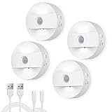 SZOKLED 人感センサーライト 室内 充電式 間接照明 LED 足元灯 3Mテープ マグネット 磁石付き キッチンライト 玄関 ワイヤレ