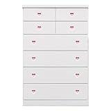 アルファタカバ ベビータンスシリーズ パルコハート 90cm幅6段 ピンク