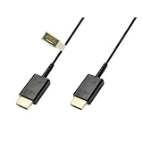 超極細 ハイスピードイーサーネット 4K対応 HDMIケーブル 1.0m 直径2.5mm