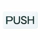 シロクマ チークサイン PUSH NP-11-1 50m/m×25m/m×2.0t 白