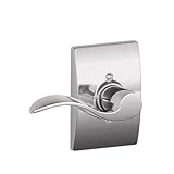 Schlage F170ACC625CENLH Accent Left Hand Decorative Trim Lever, Bright Chrome Schlage Lock Company [