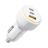 VOLTME シガーソケット(80W ３ポート) カーチャージャー 車 充電器 LED付き USB-A/USB-C(2つ) シガーソケット USB-C(単ポート最大65W） 車載充電器 PPS PD 急速充電 12V/24V車対応 Type C 車用充電器 iPhone Galaxy Android SAMSUNG スマートフォン iPad などに対応 ブラック