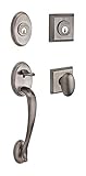 Baldwin DCCOLXELLTSR152 Reserve Double Cylinder Handleset Columbus x Ellipse with Traditional Square
