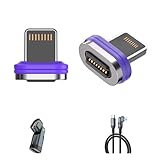 16ピン端子 マグネット式 USB-C アダプタ専用 マグネットケーブル専用 タイプC Lightning 2個入り 磁石 防塵 着脱式 (Lightning端子のみ ２個入り)
