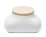 置き場所を選ばないふっくらとしたカタチideaco（イデアコ）　ウェットシートケース mochi　ホワイト(white)