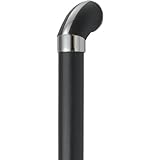 内外 L型手すり moderno uno モデルノ 黒レザー調シート 600mm×450mm MD-MP-564-FCM 1セット