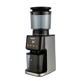 BelleLife 電動コーヒーミル コーヒーグラインダー コーン式コーヒーグラインダー 極細~粗挽き 粒度51段階設定 コーヒー粉砕機 小型 珈琲ミル 静電気飛散防止 液晶タッチパネル 大容量 豆挽き 粉末 取り外し可能 掃除ブラシ付 BD-CG018