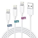 iphone 充電ケーブル 0.5m/1.0m/1.8m ipad 充電コード mfi認証 アイフォン充電ケーブル ライトニングケーブル 純