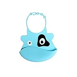 Hollazilla(ホラズイラ) 高品質 ビブ シリコーン エプロン 赤ちゃん ロバ 漫画 ビョルン