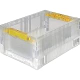 トラスコ中山(TRUSCO) 折りたたみコンテナ 収納ケース 収納ボックス 透明 14L TR-S14-TM