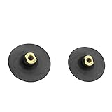 KESOTO ゴムバックパッド　グラインダー ポリッシャ用　面ファスナー ソフト ゴムパッド　2個入り