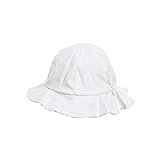 (ササレルン) Sasarelun　帽子　キャップ　子供用　ベビー用品　日差し止め　日よけ　男女兼用　綿　麻男の子　女の子　可愛い　白 3~9歳適用