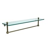 Allied Brass 22" Single Shelf w/Towel Bar Antique Brass [並行輸入品]