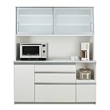 ダイニングボード ルシア 160cm幅 キッチンボード ハイタイプ 幅160.5×奥行48×高さ194.5cm 160R