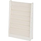 マガジンラック スタンド ラック シェルフ 絵本収納 雑誌収納 ブックシェルフ 〔ワイド〕ホワイト