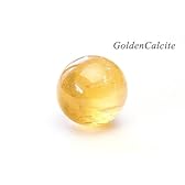 【黄金玉】ゴールデンカルサイト 3A 丸玉 31mm