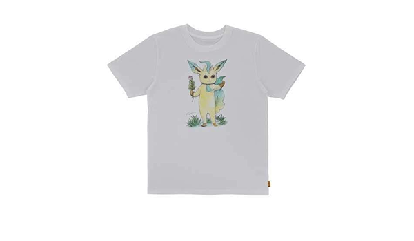Amazon ヒグチユウコ ポケモン イーブイ Evs Tシャツ Mサイズ リーフィア アニメ 萌えグッズ 通販