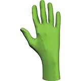 SHOWA 7705PFT N-Dex Nitrile Glove, Powder Free, 9.5 Length, 4 mils Thick, X-Large (Pack of 100) by Showa Best Glove