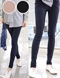 マタニティパンツ激伸び ストレッチ 美脚スリムスキニーパンツ SOB4009-SOB7 M NAVY(ネービー)