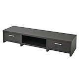 山善(YAMAZEN) ロータイプテレビ台(幅150) テレビボード ダークブラウン  CEL-2915LB(DBR)