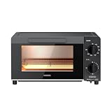 [山善] トースター オーブントースター トースト 4枚焼き 食パン 18段階温度調節 タイマー機能 1400W メッシュ焼き網 受け皿付き ブラック YTX-WC140(H)