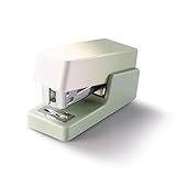 PURZEN ミニホッチキス 830ステープル付き子供用ステープラー 学校事務用品 3色,グリーン,2 Packs
