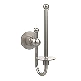 Allied Brass AP-24U-SN Astor Place Collection Upright Tissue Holder, Satin Nickel [並行輸入品]