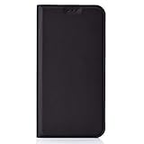 Lomogo Galaxy S9 ケース 手帳型 耐衝撃 レザーケース 財布型 カードポケット スタンド機能 マグネット式 ギャラクシーS9 手帳型ケース カバー 人気 - LOHHA11474 黒