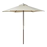 山善(YAMAZEN) ガーデンマスター 木製パラソル 直径270cm SMP-270 IV