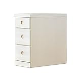 アルファタカバ 押し入れ用すき間収納(奥行55cm) 2.5cm刻み選べる押入れ収納 すきま収納 幅25cm3段(高さ55cm)ホワイト