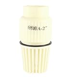 uxcell チェックバルブ PVCフットバルブ 遠心ジェット めねじ ベージュ チェックパンプス PVC キーパッドカバー