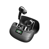 グリーンハウス ワイヤレスイヤホン Bluetooth5.3 ノイズキャンセル マイク内蔵 オートペアリング AAC ブラック GH-TWSW-BK