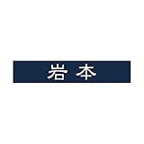 丸三タカギ 彫り込み済表札 アクリル APB1-N-1-1-岩本 【完成品】