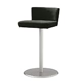 オリバー ダイニング ハイカウンターチェア スチール 布 シルバー×ブラック (S・CS-133・ST+DF-40H)