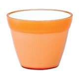 イタリア製樹脂ポット COCCO(コッコ) 20cm (穴無し) ピーチ ／植木鉢 鉢カバー