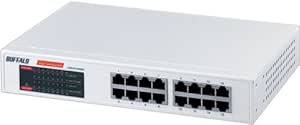 BUFFALO GigaスイッチングHub 16ポート LSW2-GT-16NSRR
