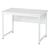 ワークデスク 引出付 ホワイト 1107220 幅100cm ホワイト W1000×D600×H70