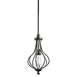 Kichler Lighting 43333OZ Kensington 1-Light Mini-Pendant, Olde Bronze Finish [並行輸入品]