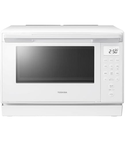 Amazon.co.jp: 東芝 簡易スチームオーブンレンジ 26L グランホワイト 